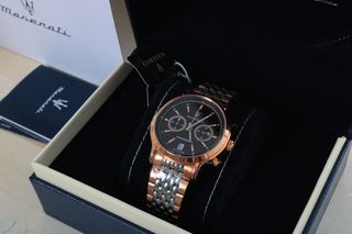 Reloj Maserati Cronografo Negro y Dorado