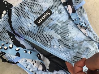 Mochila Supreme Camuflaje Azul y Negra