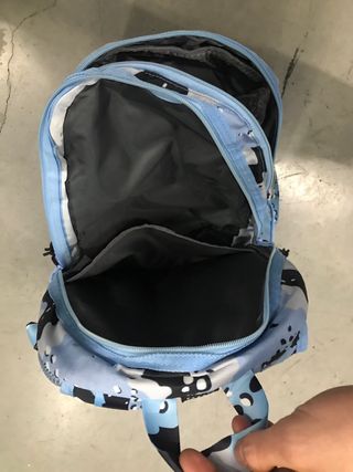 Mochila Supreme Camuflaje Azul y Negra