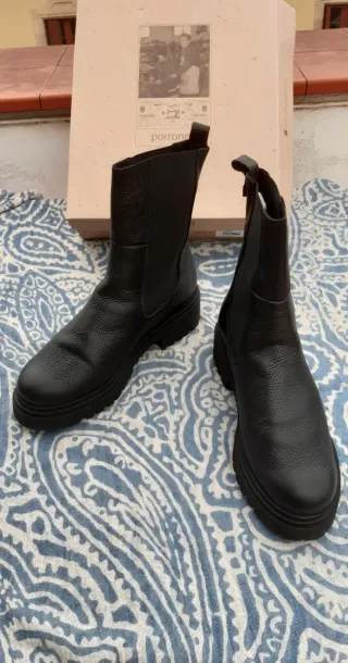 Botines piel mujer - nuevos sin uso -