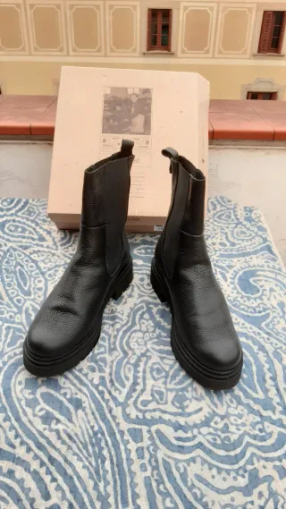 Botines piel mujer - nuevos sin uso -