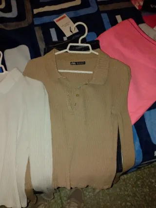 2 Camisetas Zara Manga Larga