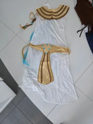 Disfraz Faraona Atosa Talla M,pero da mas talla...