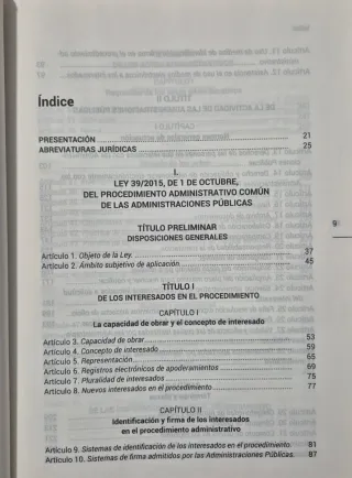 Comentarios al procedimiento administrativo