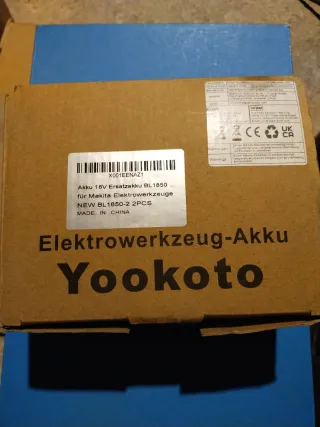 2 Baterías MyB 18V Makita