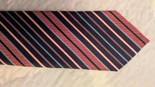 Corbata de seda natural rayas