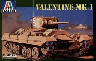 Maqueta Tanque Valentine Mk.1 Italeri 1/72