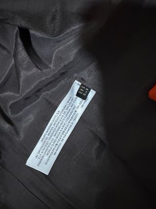 Traje naranja butano chaqueta(38) y pantalón (40)