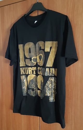 Camiseta Unisex "Kurt Cobain" Talla XXL