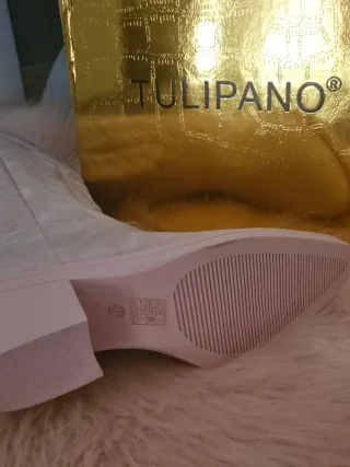 Botas Camperas Tulipano Rosa Talla 37