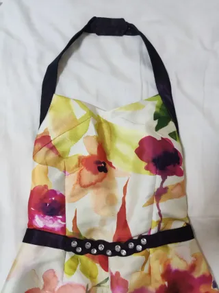 Mono floral espalda abierta talla única