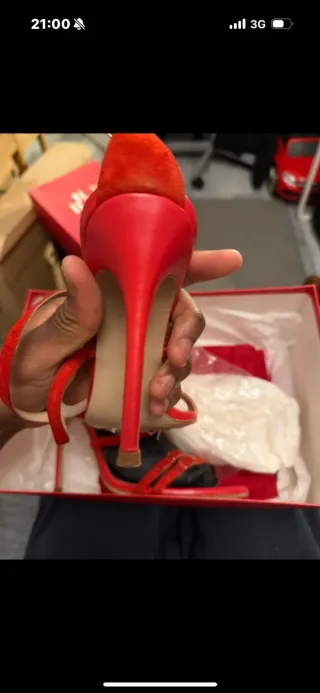 Tacones Carolina Herrera Rojos