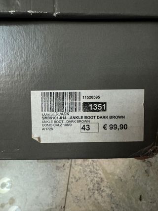 Stivaletti Lumberjack Uomo Marrone Tg. 43