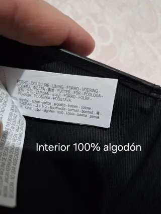 Cartera Zara Piel Vacuno Negra Nueva