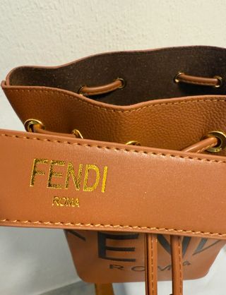Bolso Fendi Marrón y Amarillo