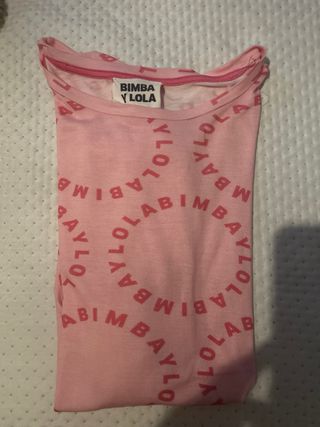 Camiseta BIMBA Y LOLA rosa talla M