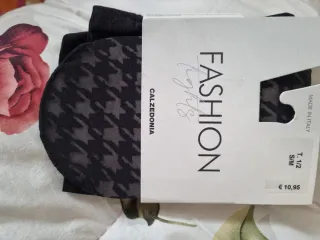 Collant Calzedonia Pied de Poule Nero