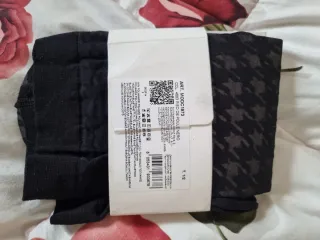 Collant Calzedonia Pied de Poule Nero