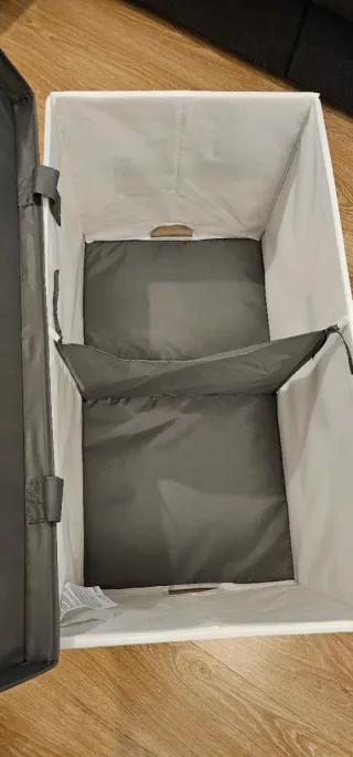 Caja Jattebjörn Ikea Blanca y Gris