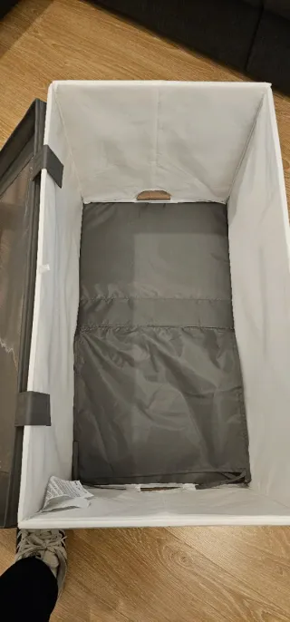 Caja Jattebjörn Ikea Blanca y Gris