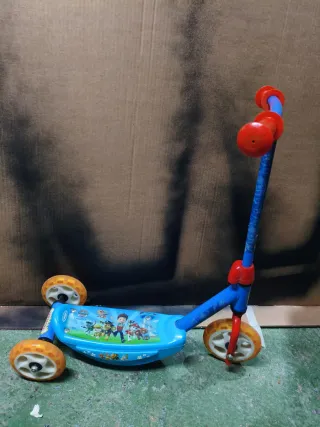 Bici equilibrio y Patinete 3ruedas Patrulla Canina