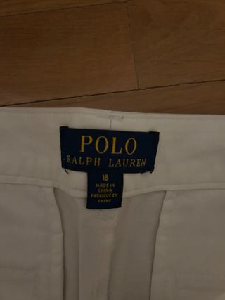Pantalones Ralph Lauren Blancos