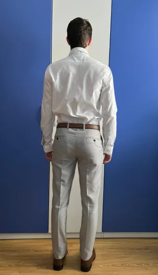 Traje de chaqueta gris