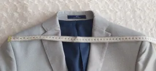 Traje de chaqueta gris