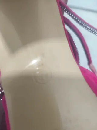 Tacchi rosa con strass