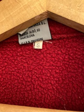 Chaqueta Polartec Mujer Roja