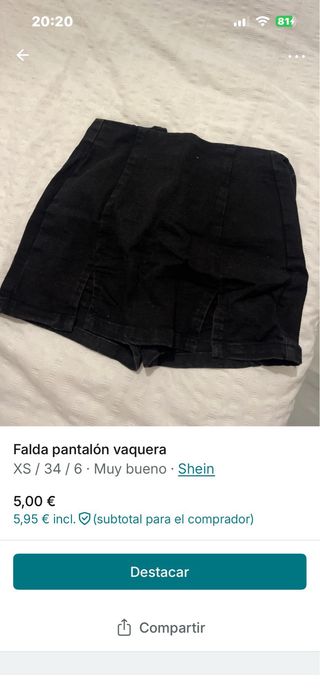 Camisa blanca niña Shein Talla XXXS