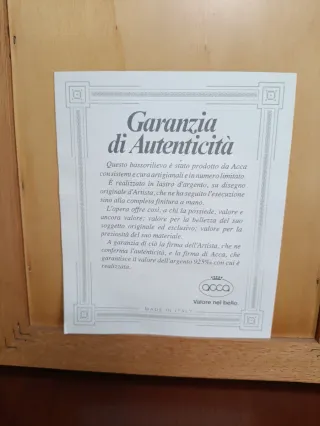 Conjunto de cuadros italianos I Fiori plata y oro