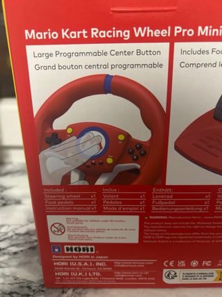 Volante Mario Kart Racing Wheel Pro Mini Nintendo