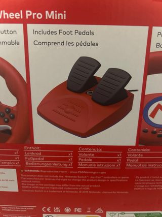 Volante Mario Kart Racing Wheel Pro Mini Nintendo