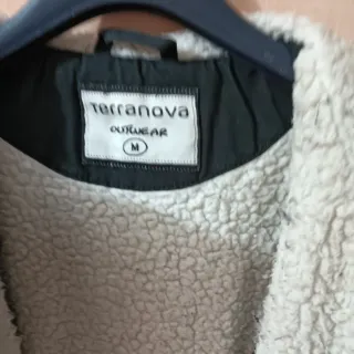 Parka nera Terranova con interno caldo