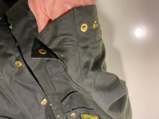 Chaqueta Barbour International A7 Moto Verde