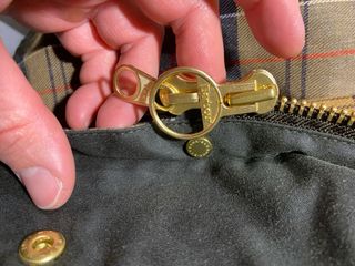 Chaqueta Barbour International A7 Moto Verde