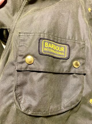 Chaqueta Barbour International A7 Moto Verde