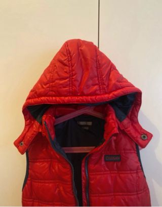 Chaleco acolchado LOSAN niño rojo