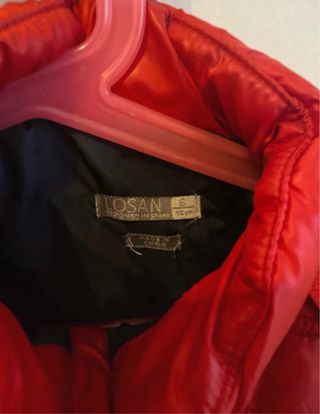 Chaleco acolchado LOSAN niño rojo