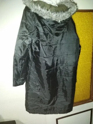 2X1 Abrigo reversible negro y verde militar