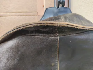 Giacca Vera Pelle Vintage Marrone