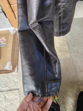 Giacca Vera Pelle Vintage Marrone