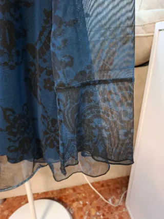 Blusa Desigual M Transparencias Estampada