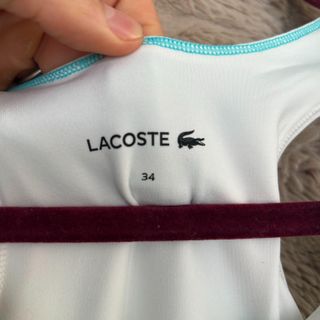 Lacoste Vestido de tenis Roland Garros Nuevo T 34