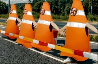 Disfraz Cono Carnaval Talla Única