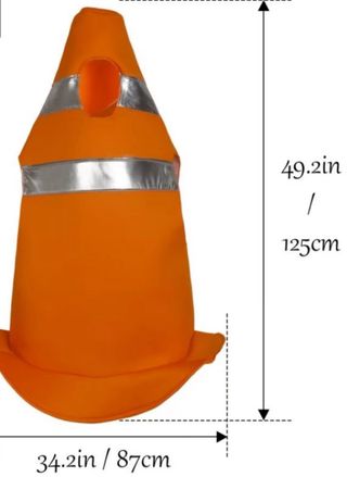 Disfraz Cono Carnaval Talla Única