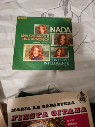 Discos Vinilo  Julio Iglesias,Nada, Fiesta gitana