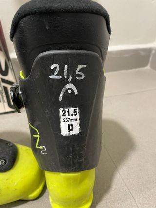 Equipo Esquí 110 cm Infantil Fischer y Head