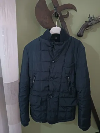 Giubbotto elegante uomo blu taglia S